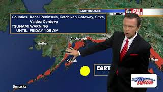 Magnitude 8.2 earthquake strikes Alaska, tsunami warning issued for US West Coast