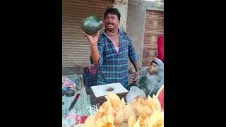 Crazy Indian Fruit Seller Loves His Fruits!  #funny #funnymoments #funnyvideos #india