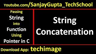 String concatenation by passing string into function using pointer in c programming