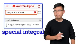 can we do the integral of e^x*ln(x)? Hint: use integration by parts & a special function