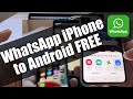 FREE Move all your WhatsApp chat history from an iPhone 6 iOS 12.5.5 to a Samsung Galaxy Z Flip3