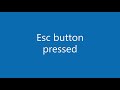 JavaScript How to check if the Escape button pressed?