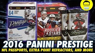 2016 Panini Prestige Retail Box IRL - In Real Life Retail Football Card - \