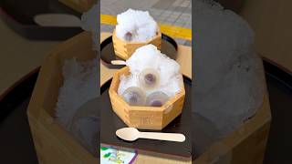 暑い夏でしか食べれない限定の水まんじゅうかき氷🧊【岐阜 餅惣】