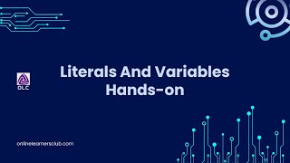 Java Essentials Blueprint - Literals and Variables Hands-on - 407
