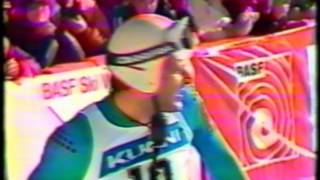 Val D'Isere France World Cup Men's Downhill December 1985 - edited for USA copyright