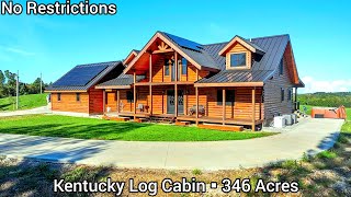 Kentucky Log Cabins For Sale | 346 Acres | Kentucky Farms For Sale | KY Real Estate | 2 Ponds