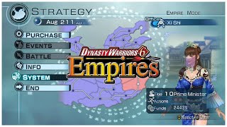 Dynasty Warriors 6 Empires - Xi Shi (Officer) - Battle of Chi Bi - Jul 211 AD ~ Aug 211 AD