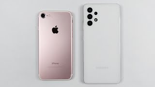 iPhone 7 Vs Samsung A32 in 2022 | Speed Test