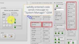 LabVIEW code: Queued state machine (expected results)
