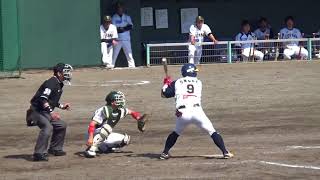 福井ﾐﾗｸﾙｴﾚﾌｧﾝﾂ　対富山GRNｻﾝﾀﾞｰﾊﾞｰｽﾞ　№9　小野瀬将紀2018 4 22