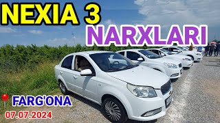 #NEXIA_3 NARXLARI. FARĜONA MOSHINA BOZOR.07.07.2024.