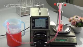 CR BT600FC peristaltic pump calibration video