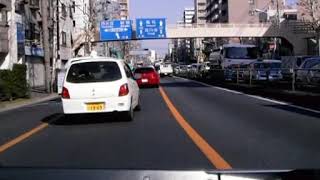 Tokyo 360p drive Kan7 dori Ave. from Outer Loop② Japan🗾🇯🇵