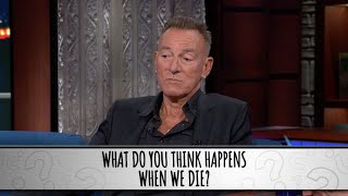 Bruce Springsteen Takes The Colbert Questionert