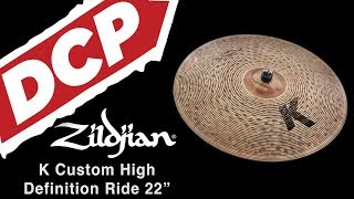 Zildjian K Custom High Definition Ride Cymbal 22\