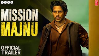Mission Majnu Trailer | Sidharth Malhotra | Rashmika mandhana | Mission Majnu Movie Trailer Release
