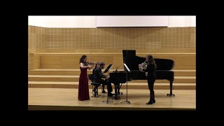 Brahms Horn Trio (4th mov) played by Alma Olite, Anaís Romero and Alberto Álvarez