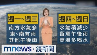 【8/9週二天氣】防雨！颱風木蘭最快今晚生成　氣象主播專業解析｜#鏡新聞