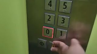 Elevator alarm button test gone wrong