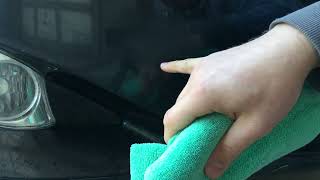 Lexus IS bumper scratch removal procedure. How to remove not a deep scratch.