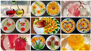 30+ Fruit decoration ideas // beautiful ideas for fruit decorations // fruitplatedecoration