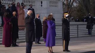 Wreath Laying Ceremony at Arlington Cemetery | Biden-Harris Inauguration 2021