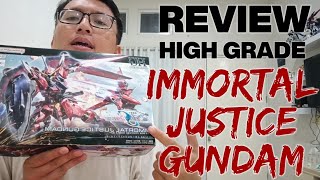 Ga kalah keren dari Rising Freedom Gundam, HG Immortal Justice Gundam Review #gundam #gunpla