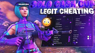 CHEATING With The Best Fortnite CHEAT in The Solo Cash Cup🏆 (+100$)