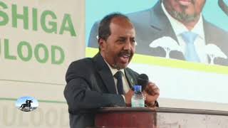 Madaxweynihii Hore Somalia Xasan Sh. Mohamuud Khudbadii Uu Ka Jeediyey Shirka Beesha Mudulood.