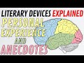 Literary Devices Explained: Personal Experience and Anecdote