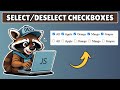How to Select and Deselect All Checkboxes in Javascript - Challenge #1