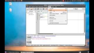C program compile and run using Geany . .