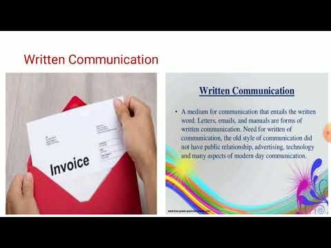 What is advantage and disadvantage of written communication?