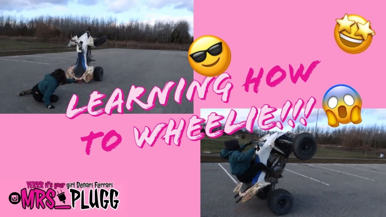 Learning How To Wheelie Youtube