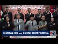 menhan prabowo beri beasiswa 22 mahasiswa palestina kuliah di unhan