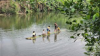 Chặt tre làm thuyền cùng An's homestay| Du lịch trải nghiệm