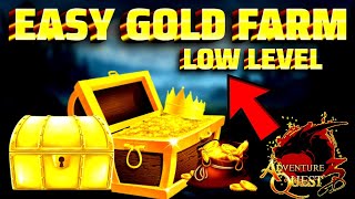 💰TOP GOLD FARM guide for LOW LEVELS. AQ3D gold farm method