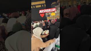 MashaAllah so😭❤️ beautiful live Makkha masjid al haram kaba sharif#love #youtubeshorts #kabalive