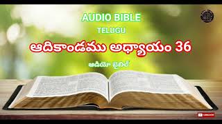 AUDIO BIBLE TELUGU ( GENESIS CHAPTER 36 )  ఆదికాండము అధ్యాయం 36