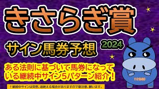 【きさらぎ賞2024】サイン馬券予想！ある法則に基づいて馬券になっている継続中サイン５パターン紹介！