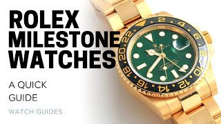 Rolex Milestone Watches: Special Anniversary Watches from Rolex | SwissWatchExpo [Rolex Watches]