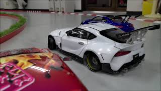 2WD DRIFTナックルおじさんの車にカメラを載せて撮影rwd drifT RC