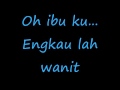 Lirik lagu shaka IBU