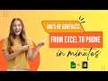 Convert Excel Data to Phone Contacts with Google Contacts - Step-by-Step