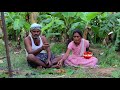 villager making healthy chicken fry bamboo chicken fry rayalaseema style bongulo chicken recipe