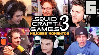 🔥 LO MEJOR del DÍA 6 en SQUID CRAFT GAMES 3 💣 | #SquidGames | #Auron #SquidCraftGames #UnTipoRandom