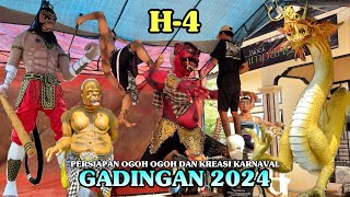 REVIEW H-4 ❗️ Persiapan Ogoh ogoh Karnaval Buyut Gading 2024 Gadingan Sliyeg Indramayu