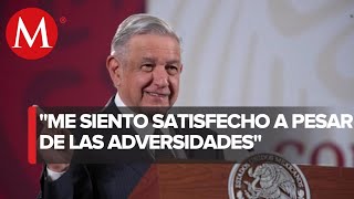 AMLO previo a Segundo Informe de Gobierno: me siento satisfecho