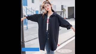 Женская джинсовая куртка бойфренда, повседневная свободная с винтажным принтом в корейском стиле,